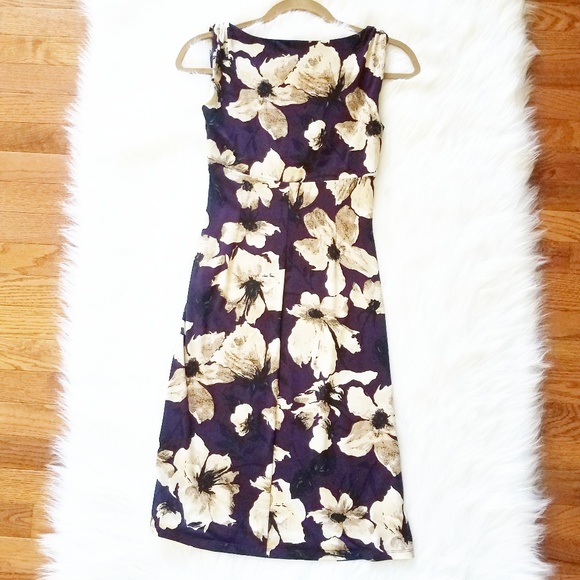 Purple floral dress by American Living - Picture 2 of 3